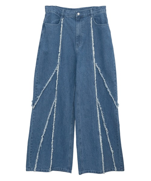 ANEDIST（アンディスト）の「フリンジデニムバギーパンツ（デニムパンツ・メンズ・ブルー/ブラック・M/L）」の22枚目の写真