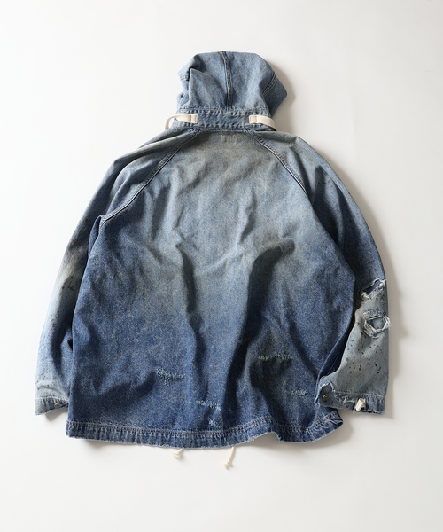 JOURNAL STANDARD J.S HOMESTEAD(ジャーナルスタンダードホームステッド)の「J.S.Homestead / ガナーズ デニム オーバー スモック(その他アウター・メンズ・ネイビー/ブラック・MEDIUM/LARGE)」の13枚目の写真