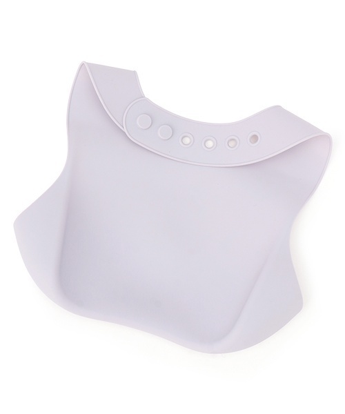 petit main（プティマイン）の「お食事シリコンBIB（マグ/哺乳瓶/お食事グッズ・キッズ・ラベンダー/ベージュ/ライトブルー/ライトピンク・F）」の5枚目の写真