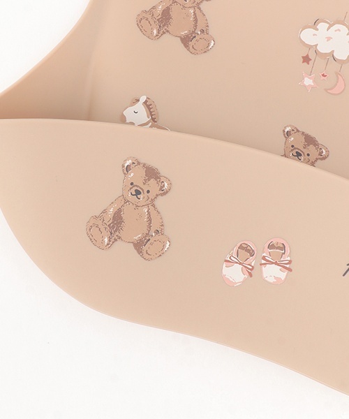 petit main（プティマイン）の「お食事シリコンBIB（マグ/哺乳瓶/お食事グッズ・キッズ・ラベンダー/ベージュ/ライトブルー/ライトピンク・F）」の8枚目の写真