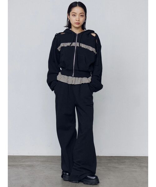 EMODA(エモダ)の「サイドゴアタンクブーツ(ブーツ・レディース・ブラック/ブラウン・SMALL/MEDIUM/LARGE)」の12枚目の写真