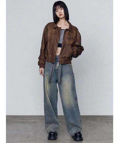 EMODA(エモダ)の「サイドゴアタンクブーツ(ブーツ・レディース・ブラック/ブラウン・SMALL/MEDIUM/LARGE)」の21枚目の写真