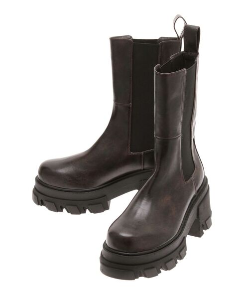 サイドゴアタンクブーツ（ブーツ）｜EMODA（エモダ）のファッション