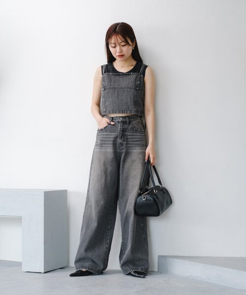 Kastane(カスタネ)の「【500mlペットボトル収納可】2WAYボストンBAG(ボストンバッグ・レディース・ブラック/ブラウン/カーキ・FREE)」の20枚目の写真