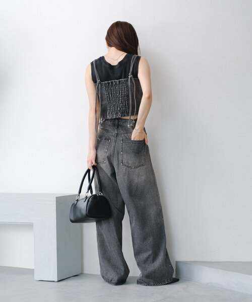 Kastane(カスタネ)の「【500mlペットボトル収納可】2WAYボストンBAG(ボストンバッグ・レディース・ブラック/ブラウン/カーキ・FREE)」の19枚目の写真