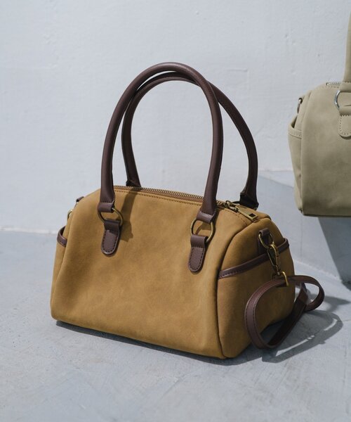 Kastane（カスタネ）の「【新色追加/ショルダー取り外し可/4色展開】ボストンBAG（ボストンバッグ）」 - WEAR カスタネ　2WAYボストンBAG