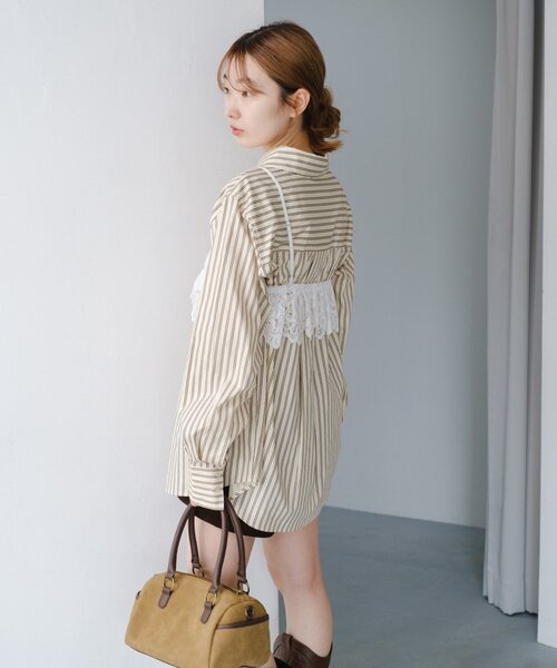 Kastane(カスタネ)の「【500mlペットボトル収納可】2WAYボストンBAG(ボストンバッグ・レディース・ブラック/ブラウン/カーキ・FREE)」の12枚目の写真