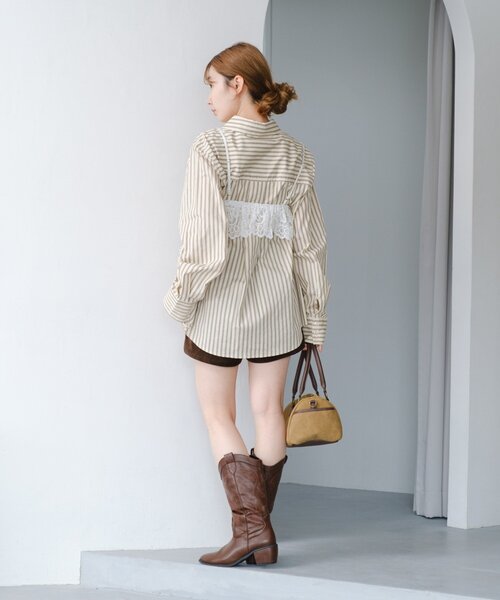 Kastane(カスタネ)の「【500mlペットボトル収納可】2WAYボストンBAG(ボストンバッグ・レディース・ブラック/ブラウン/カーキ・FREE)」の10枚目の写真