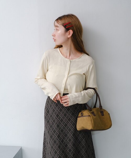 Kastane(カスタネ)の「【500mlペットボトル収納可】2WAYボストンBAG(ボストンバッグ・レディース・ブラック/ブラウン/カーキ・FREE)」の9枚目の写真