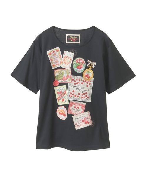 チェリープリントカットソー