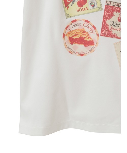 PINK HOUSE（ピンクハウス）の「チェリープリントカットソー（Tシャツ/カットソー・レディース・ブラック/ピンク/キナリ/ライトグリーン/ブルーグレー・MEDIUM/LARGE）」の10枚目の写真