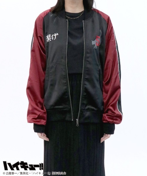 RUGGEDWORKS(ラゲッドワークス)の「【ハイキュー!!】孤爪研磨 スカジャン(スカジャン・メンズ・ブラック・L/LL/M)」の5枚目の写真