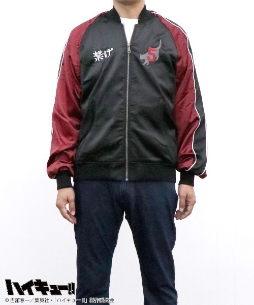 RUGGEDWORKS(ラゲッドワークス)の「【ハイキュー!!】孤爪研磨 スカジャン(スカジャン・メンズ・ブラック・L/LL/M)」の14枚目の写真