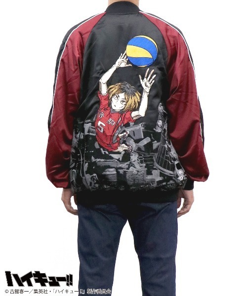RUGGEDWORKS(ラゲッドワークス)の「【ハイキュー!!】孤爪研磨 スカジャン(スカジャン・メンズ・ブラック・L/LL/M)」の19枚目の写真