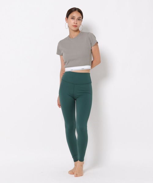 HEREIAM（ヘレイアム）の「【HEREIAM】抗菌防臭/カップ付きリブＴ（Tシャツ/カットソー・レディース・ブラック/グレー・SMALL/MEDIUM/LARGE）」の14枚目の写真