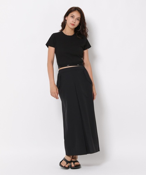 HEREIAM（ヘレイアム）の「【HEREIAM】抗菌防臭/カップ付きリブＴ（Tシャツ/カットソー・レディース・ブラック/グレー・SMALL/MEDIUM/LARGE）」の16枚目の写真