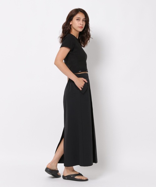 HEREIAM（ヘレイアム）の「【HEREIAM】抗菌防臭/カップ付きリブＴ（Tシャツ/カットソー・レディース・ブラック/グレー・SMALL/MEDIUM/LARGE）」の17枚目の写真