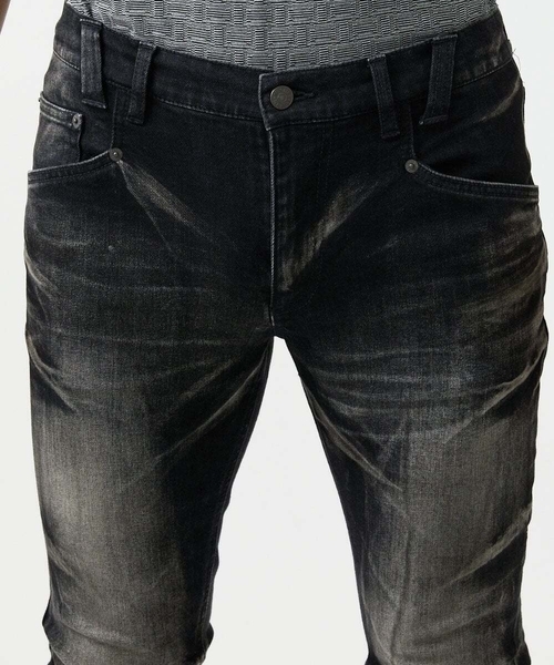 MICHEL KLEIN HOMME   （ミッシェルクランオム）の「【2025年モデル】《日本製》ブラックオーシャンデニムパンツ（デニムパンツ・メンズ・ブラック・MEDIUM/LARGE）」の8枚目の写真