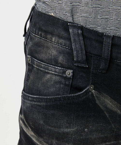 MICHEL KLEIN HOMME   （ミッシェルクランオム）の「【2025年モデル】《日本製》ブラックオーシャンデニムパンツ（デニムパンツ・メンズ・ブラック・MEDIUM/LARGE）」の5枚目の写真