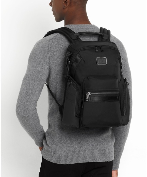 TUMI(トゥミ)の「ALPHA BRAVO 「ナヴィゲーション」バックパック(A4/PC15インチまで対応)(バックパック/リュック・メンズ・グレイッシュブルー・FREE)」の7枚目の写真