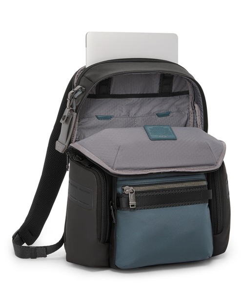 TUMI(トゥミ)の「ALPHA BRAVO 「ナヴィゲーション」バックパック(A4/PC15インチまで対応)(バックパック/リュック・メンズ・グレイッシュブルー・FREE)」の2枚目の写真