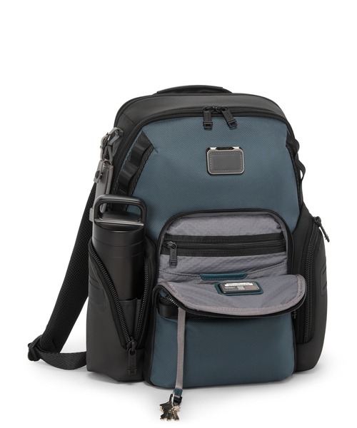 TUMI(トゥミ)の「ALPHA BRAVO 「ナヴィゲーション」バックパック(A4/PC15インチまで対応)(バックパック/リュック・メンズ・グレイッシュブルー・FREE)」の3枚目の写真