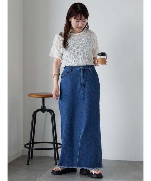 ehka sopo(エヘカソポ)の「花メッシュプルオーバー(Tシャツ/カットソー・レディース・オフホワイト/ブラック/ピンク・F)」の17枚目の写真