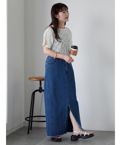 ehka sopo(エヘカソポ)の「花メッシュプルオーバー(Tシャツ/カットソー・レディース・オフホワイト/ブラック/ピンク・F)」の18枚目の写真
