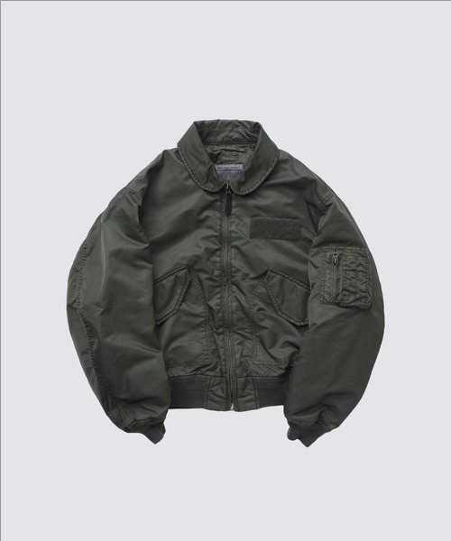 FIDELITY(フィデリティ)の「VINTAGE WASH FLIGHT JKT / CWU-45P / フライトジャケット(ミリタリージャケット・メンズ・カーキ/ブラック/オリーブ・MEDIUM/LARGE)」の3枚目の写真