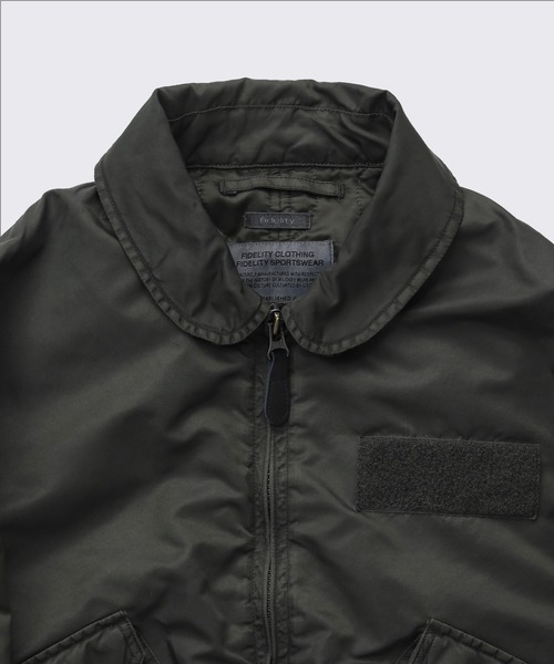 FIDELITY(フィデリティ)の「VINTAGE WASH FLIGHT JKT / CWU-45P / フライトジャケット(ミリタリージャケット・メンズ・カーキ/ブラック/オリーブ・MEDIUM/LARGE)」の19枚目の写真