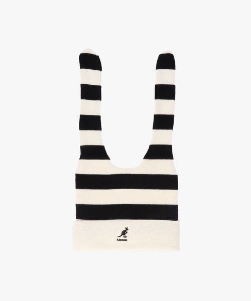 KANGOL（カンゴール）の「KANGOL YAGI Rabbit Ears Beanie / カンゴール（ニットキャップ/ビーニー・レディース・ナチュラル/ブラック/ブラック×ホワイト/ピンク・ONE SIZE）」の5枚目の写真