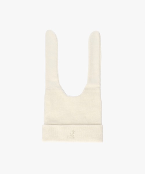 KANGOL（カンゴール）の「KANGOL YAGI Rabbit Ears Beanie / カンゴール（ニットキャップ/ビーニー・レディース・ナチュラル/ブラック/ブラック×ホワイト/ピンク・ONE SIZE）」の9枚目の写真