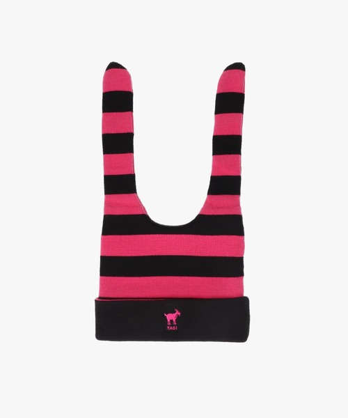 KANGOL（カンゴール）の「KANGOL YAGI Rabbit Ears Beanie / カンゴール（ニットキャップ/ビーニー・レディース・ナチュラル/ブラック/ブラック×ホワイト/ピンク・ONE SIZE）」の12枚目の写真