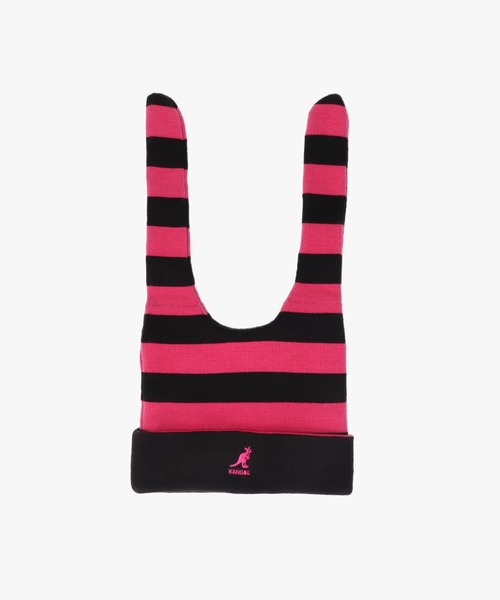 KANGOL（カンゴール）の「KANGOL YAGI Rabbit Ears Beanie / カンゴール（ニットキャップ/ビーニー・レディース・ナチュラル/ブラック/ブラック×ホワイト/ピンク・ONE SIZE）」の13枚目の写真