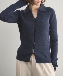 LOSCa | シャツカラースラブニットカーディガン(ニット/セーター)