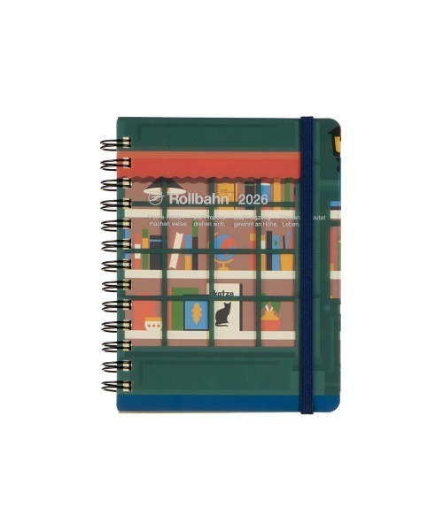 Rollbahn（ロルバーン）の「【2026年版／2025年10月始まり手帳】ロルバーンダイアリー カシェ M（手帳/メモ帳・レディース・ホワイト/グリーン・FREE）」の2枚目の写真