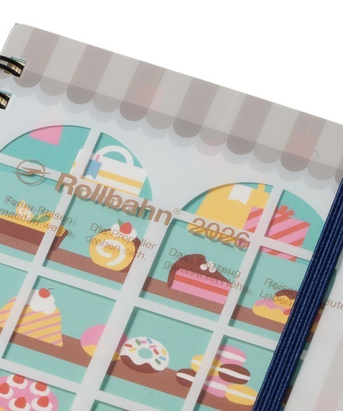 Rollbahn（ロルバーン）の「【2026年版／2025年10月始まり手帳】ロルバーンダイアリー カシェ M（手帳/メモ帳・レディース・ホワイト/グリーン・FREE）」の3枚目の写真