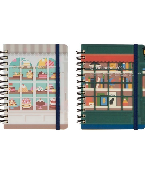 Rollbahn（ロルバーン）の「【2026年版／2025年10月始まり手帳】ロルバーンダイアリー カシェ M（手帳/メモ帳・レディース・ホワイト/グリーン・FREE）」の6枚目の写真