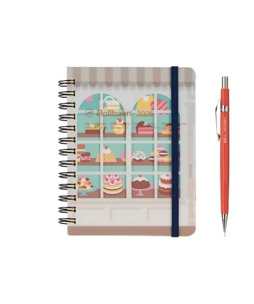 Rollbahn（ロルバーン）の「【2026年版／2025年10月始まり手帳】ロルバーンダイアリー カシェ M（手帳/メモ帳・レディース・ホワイト/グリーン・FREE）」の7枚目の写真