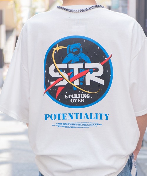 Starting Over(スターティングオーバー)の「【Starting Over/スターティングオーバー】various logo designs T-shirt / 箔 発泡 ロゴ デザイン プリント 半袖 Tシャツ(Tシャツ/カットソー・メンズ・ホワイト/ブラック系その他2/ホワイト系その他2/ブラック/ブラック系その他/ホワイト系その他・L/M)」の1枚目の写真