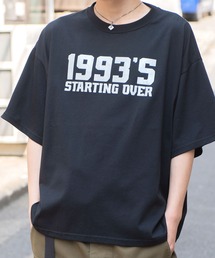 【Starting Over/スターティングオーバー】various logo designs T-shirt / 箔 発泡 ロゴ デザイン プリント 半袖 Tシャツ