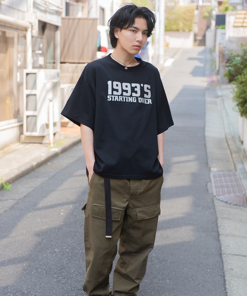 Starting Over(スターティングオーバー)の「【Starting Over/スターティングオーバー】various logo designs T-shirt / 箔 発泡 ロゴ デザイン プリント 半袖 Tシャツ(Tシャツ/カットソー・メンズ・ホワイト/ブラック系その他2/ホワイト系その他2/ブラック/ブラック系その他/ホワイト系その他・L/M)」の7枚目の写真