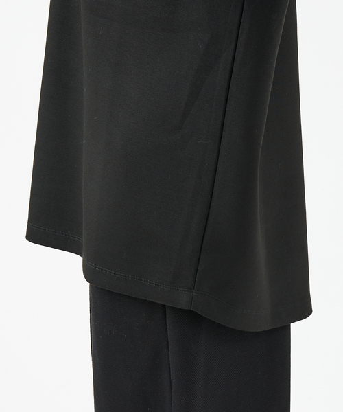 FORTUNA HOMME(フォルトゥナオム)の「【FORTUNA/フォルトゥナ】ECOTECコクーンシルエットロングTシャツ/ユニセックス【WEB限定】(Tシャツ/カットソー・メンズ・ブラック/ホワイト/グレイッシュベージュ・L/M)」の9枚目の写真