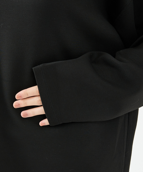 FORTUNA HOMME(フォルトゥナオム)の「【FORTUNA/フォルトゥナ】ECOTECコクーンシルエットロングTシャツ/ユニセックス【WEB限定】(Tシャツ/カットソー・メンズ・ブラック/ホワイト/グレイッシュベージュ・L/M)」の11枚目の写真