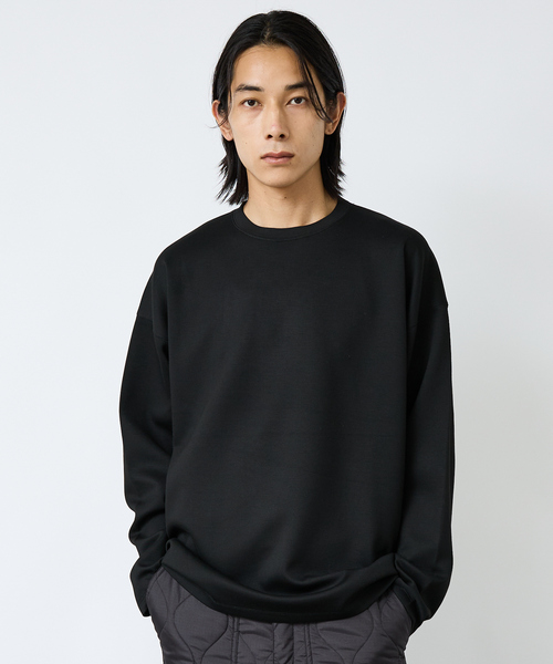 FORTUNA HOMME(フォルトゥナオム)の「【FORTUNA/フォルトゥナ】ECOTECコクーンシルエットロングTシャツ/ユニセックス【WEB限定】(Tシャツ/カットソー・メンズ・ブラック/ホワイト/グレイッシュベージュ・L/M)」の15枚目の写真