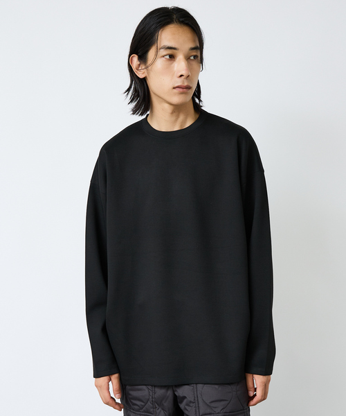 FORTUNA HOMME(フォルトゥナオム)の「【FORTUNA/フォルトゥナ】ECOTECコクーンシルエットロングTシャツ/ユニセックス【WEB限定】(Tシャツ/カットソー・メンズ・ブラック/ホワイト/グレイッシュベージュ・L/M)」の16枚目の写真