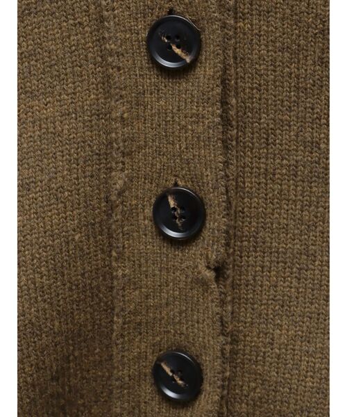 VEQUM（VEQUM）の「【VEQUM】SHETLAND WOOL CLUSH CD（カーディガン/ボレロ・レディース・グレー/ブラウン/ベージュ・FREE）」の12枚目の写真