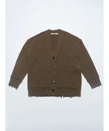カーディガン EMODA*Multi LEO fur knit CD フラッフィーレオパードニットカーディガン[品番：MKSW0048339]｜EMODA