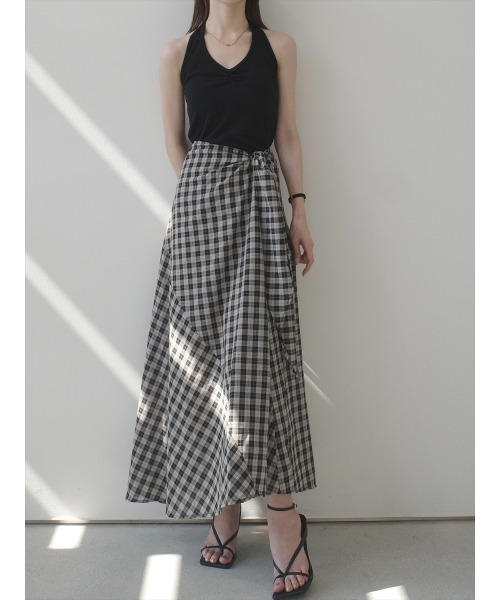 amel（エイメル）の「リボンタイチェックスカート（スカート）」 - WEAR