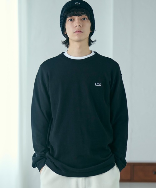 サスティナブルニットTシャツ（Tシャツ/カットソー）｜LACOSTE